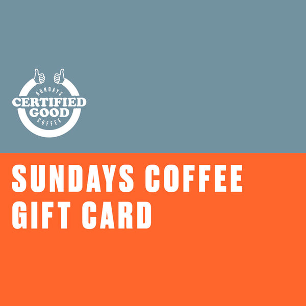 Sundays Coffee gift card